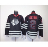 nhl chicago blackhawks #2 keith black[2013 new patch A]