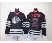 nhl chicago blackhawks #2 keith black[2013 new patch A]