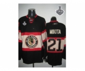 nhl chicago blackhawks #21 mikita black New Third[2015 stanley cup][mikita]