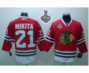 nhl chicago blackhawks #21 mikita red[2015 stanley cup][mikita]