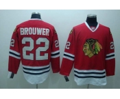 nhl chicago blackhawks #22 brouwer red