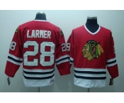 nhl chicago blackhawks #28 larmer red ccm