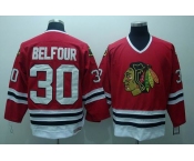 nhl chicago blackhawks #30 belfour red(ccm)