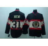 nhl chicago blackhawks #31 niemi black(third edition)