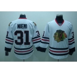 nhl chicago blackhawks #31 niemi white