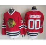 nhl jerseys chicago blackhawks #00 griswold red