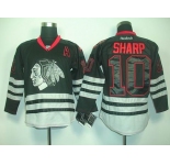 nhl jerseys chicago blackhawks #10 sharp black[2011 new]