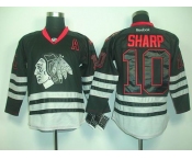 nhl jerseys chicago blackhawks #10 sharp black[2011 new]