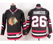 nhl jerseys chicago blackhawks #10 sharp black[2014 new stadium] (1)