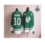 nhl jerseys chicago blackhawks #10 sharp green[2015 stanley cup][patch A]