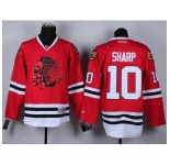 nhl jerseys chicago blackhawks #10 sharp red-1 [2014 new]