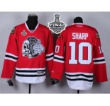 nhl jerseys chicago blackhawks #10 sharp red[the skeleton head][2015 stanley cup]