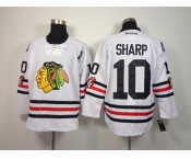 nhl jerseys chicago blackhawks #10 sharp white[2015 new classic]