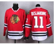 nhl jerseys chicago blackhawks #11 desjardins red[desjardins]