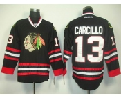 nhl jerseys chicago blackhawks #13 carcillo black
