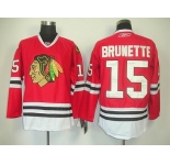 nhl jerseys chicago blackhawks #15 brunette red