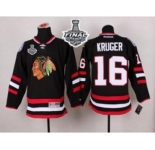 nhl jerseys chicago blackhawks #16 kruger black 2014 Stadium Series[2015 stanley cup][kruger]