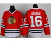 nhl jerseys chicago blackhawks #16 kruger red[kruger]
