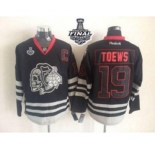 nhl jerseys chicago blackhawks #19 toews black ice[2015 stanley cup][patch C]
