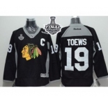 nhl jerseys chicago blackhawks #19 toews black[2015 new][2015 stanley cup][patch C]