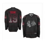 nhl jerseys chicago blackhawks #19 toews black[number black-red]