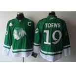 nhl jerseys chicago blackhawks #19 toews green(2011 new)