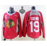 nhl jerseys chicago blackhawks #19 toews red [2015 new][patch C][2015 stanley cup]