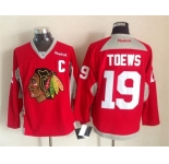 nhl jerseys chicago blackhawks #19 toews red[patch C][new]