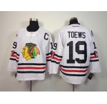 nhl jerseys chicago blackhawks #19 toews white[2015 new classic]