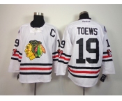 nhl jerseys chicago blackhawks #19 toews white[2015 new classic]