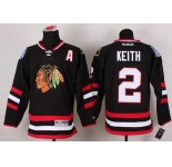 nhl jerseys chicago blackhawks #2 keith black[2014 new stadium][patch A]