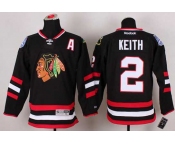 nhl jerseys chicago blackhawks #2 keith black[2014 new stadium][patch A]