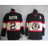 nhl jerseys chicago blackhawks #2 keith black[third edition]