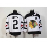 nhl jerseys chicago blackhawks #2 keith white[patch A][2016 stadium]