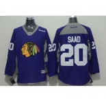 nhl jerseys chicago blackhawks #20 saad purple
