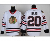nhl jerseys chicago blackhawks #20 saad white