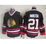nhl jerseys chicago blackhawks #21 mikita black