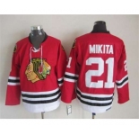nhl jerseys chicago blackhawks #21 mikita red[m&n]