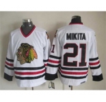 nhl jerseys chicago blackhawks #21 mikita white