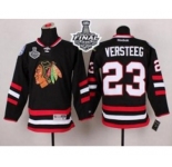 nhl jerseys chicago blackhawks #23 versteeg black 2014 Stadium Series[2015 stanley cup]