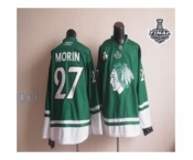 nhl jerseys chicago blackhawks #27 morin green[2015 stanley cup]