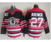 nhl jerseys chicago blackhawks #27 roenick black-red[75th]