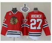 nhl jerseys chicago blackhawks #27 roenick red[2015 stanley cup][roenick]