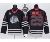 nhl jerseys chicago blackhawks #29 bickell black Ice [2015 stanley cup]