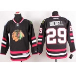 nhl jerseys chicago blackhawks #29 bickell black[2014 new stadium]