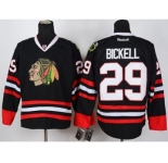 nhl jerseys chicago blackhawks #29 bickell black