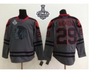 nhl jerseys chicago blackhawks #29 bickell grey[2015 stanley cup]