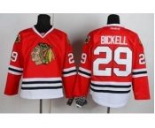 nhl jerseys chicago blackhawks #29 bickell red