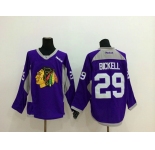 nhl jerseys chicago blackhawks #29 blckell purple