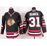 nhl jerseys chicago blackhawks #31 raanta black[2014 new stadium][raanta]